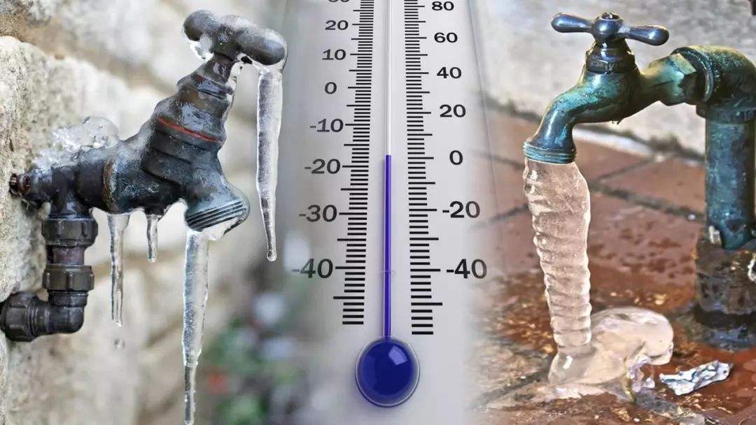 凍住的水龍頭
